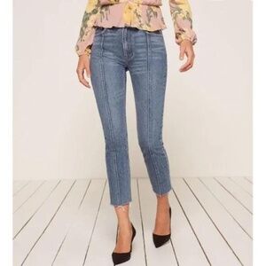 BNWT Reformation seamed jean in Celtic wash